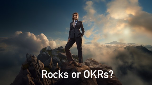 What is the difference between Rocks and&nbsp;OKRs?